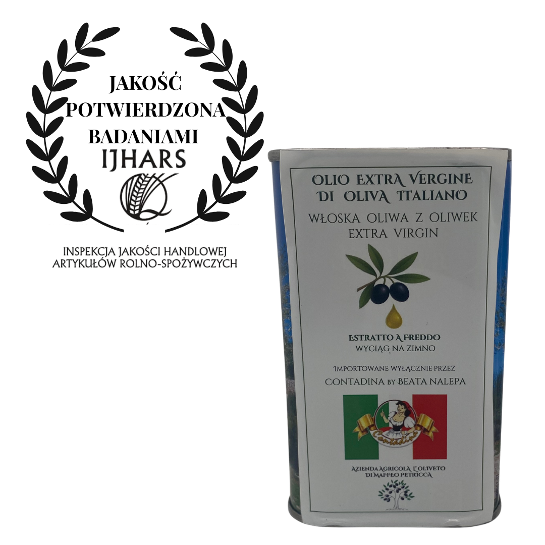 OLIWA EXTRA VERGINE DI OLIVA ITALIANO PUSZKA RÓŻNE RODZAJE - obrazek 2