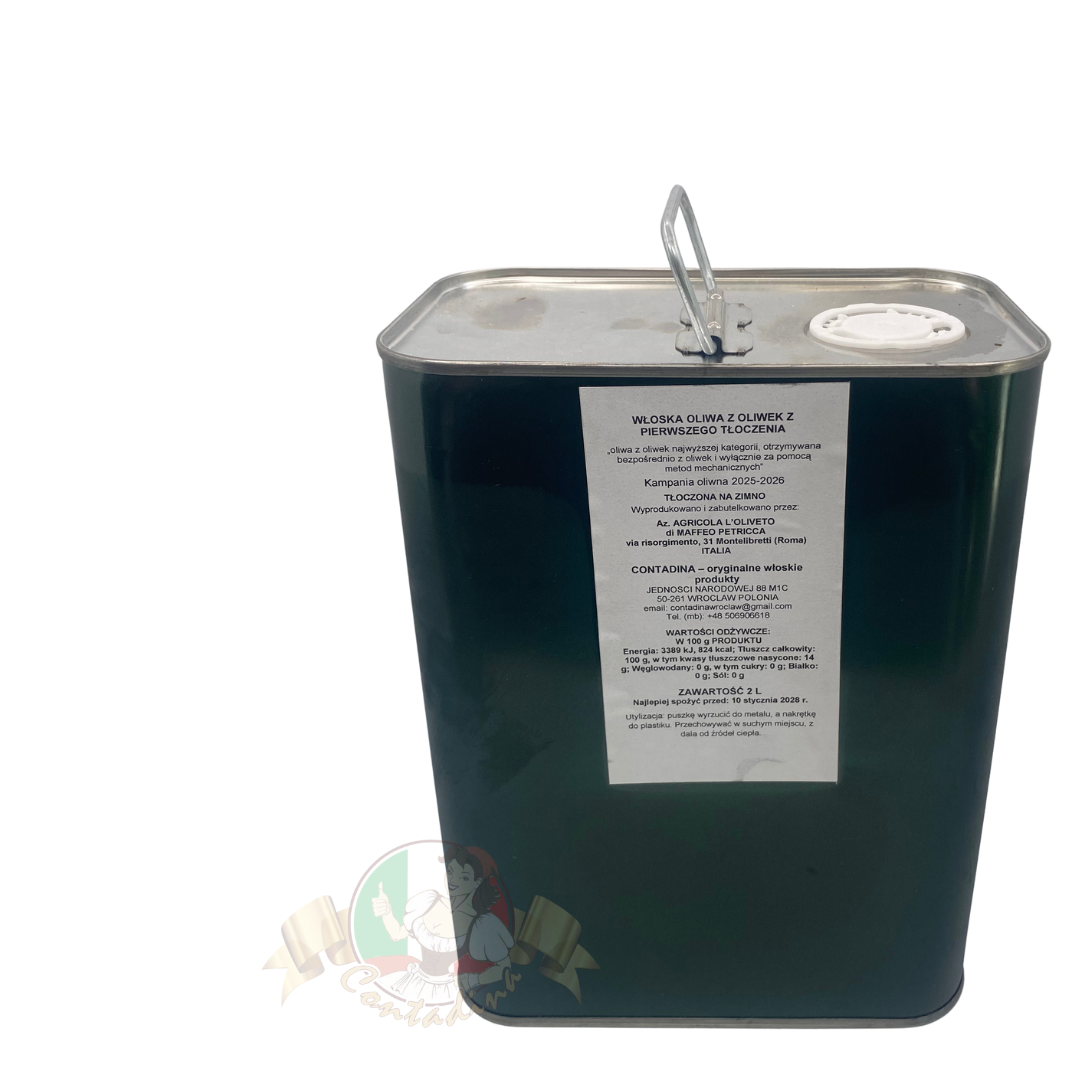 OLIWA EXTRA VERGINE DI OLIVA ITALIANO PUSZKA RÓŻNE RODZAJE - obrazek 4