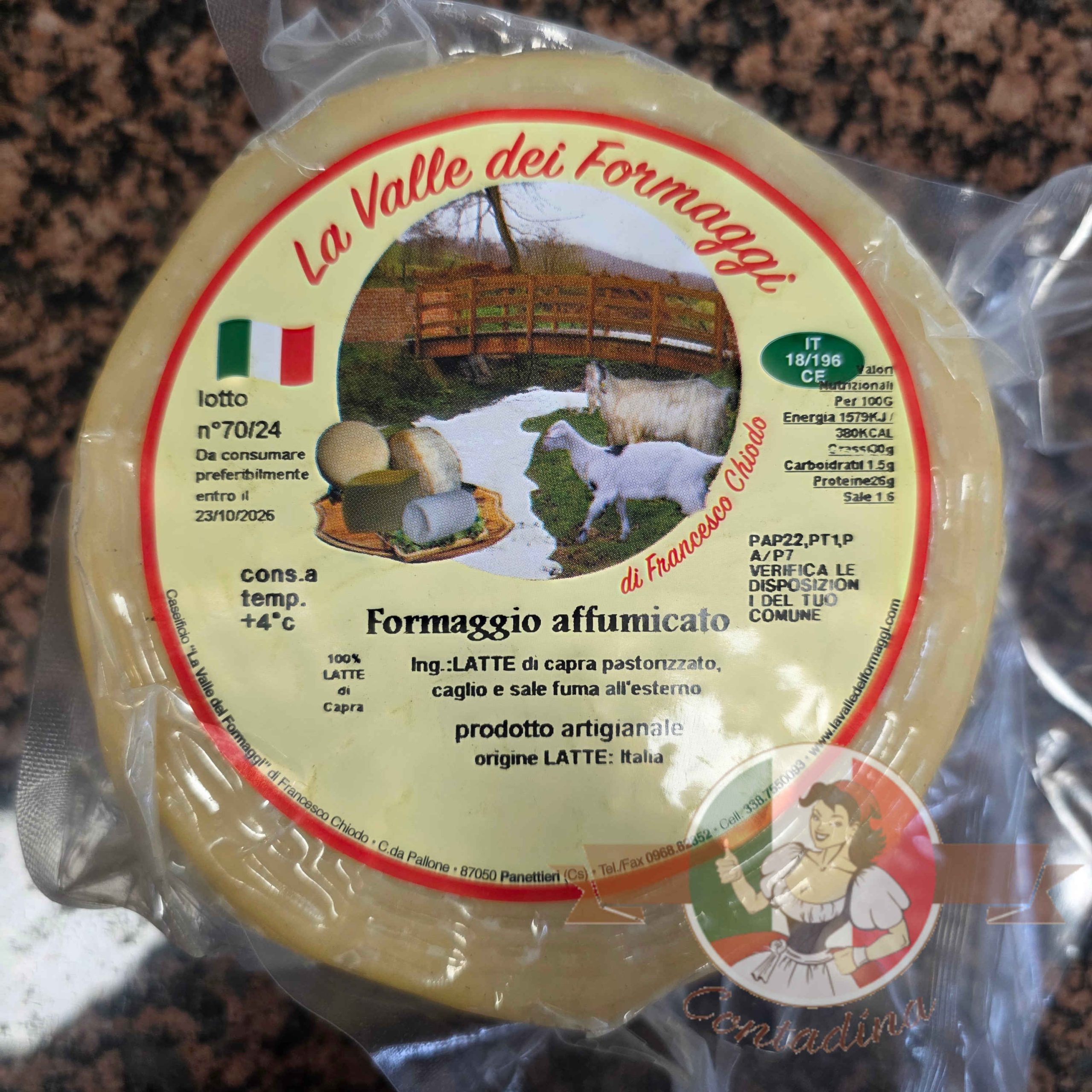 Formaggio Caprino Affumicato - ser kozi wędzony