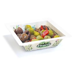 Oliwki Ficcacci na papierowej tacy - dwa warianty