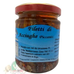Anchois filety pikantne 100g - Filetti Piccanti di Acciughe
