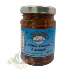 Anchois filety pikantne 200g - Filetti Piccanti di Acciughe