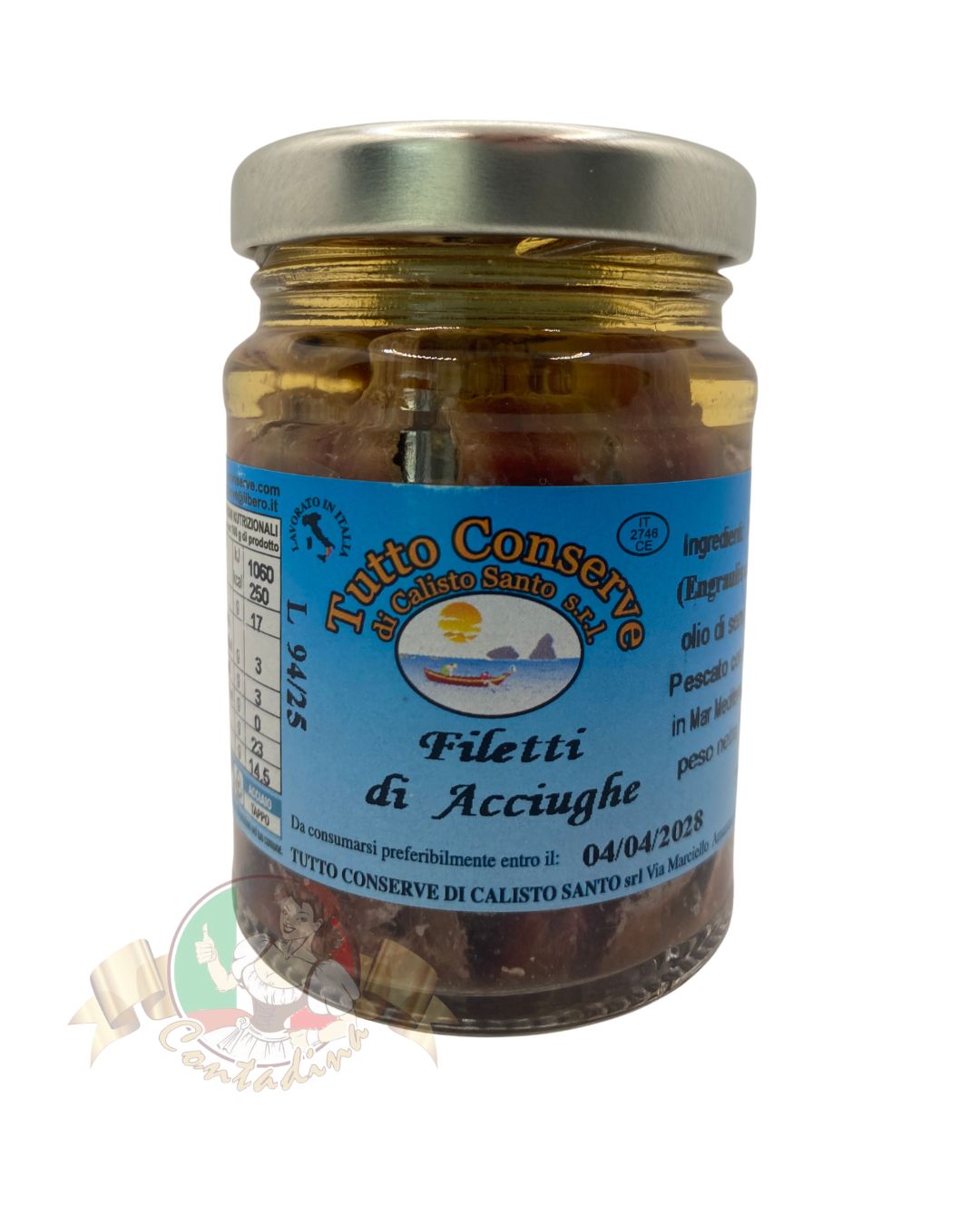 Anchois filety 200g - Filetti di Acciughe