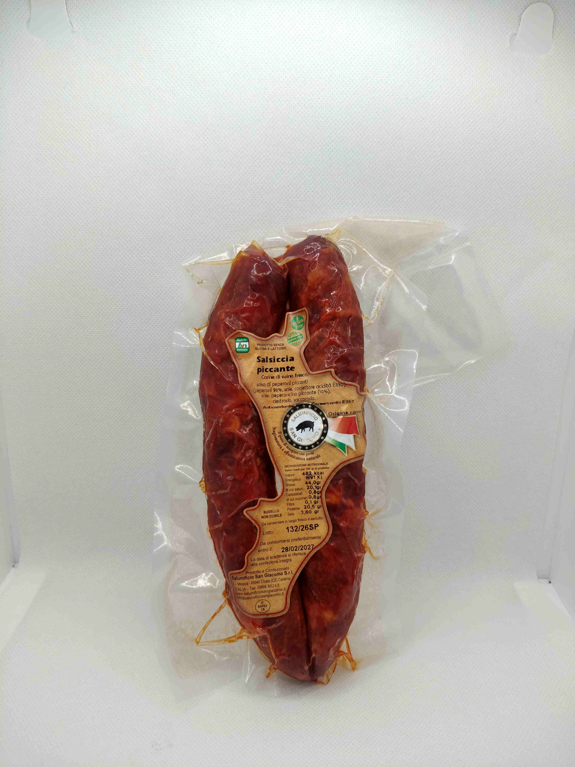 Salsiccia Piccante (300/350 g)