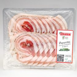 Pancetta alle Erbe Chiesa - Włoski boczek dojrzewający z ziołami (90g)
